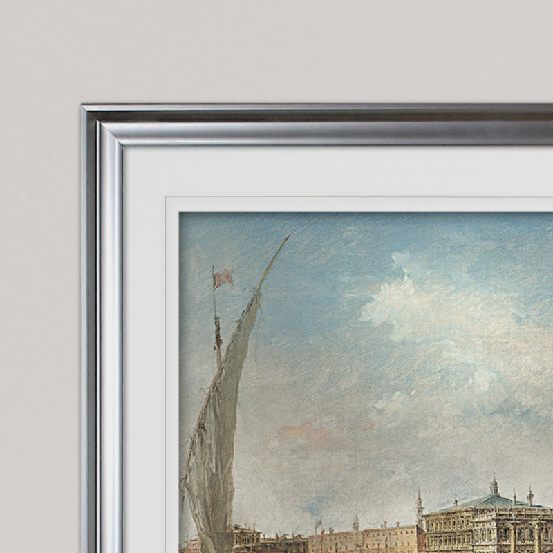 « the doge palace », impression, H 31 po x l 43 po x P 1,5 po, Argent