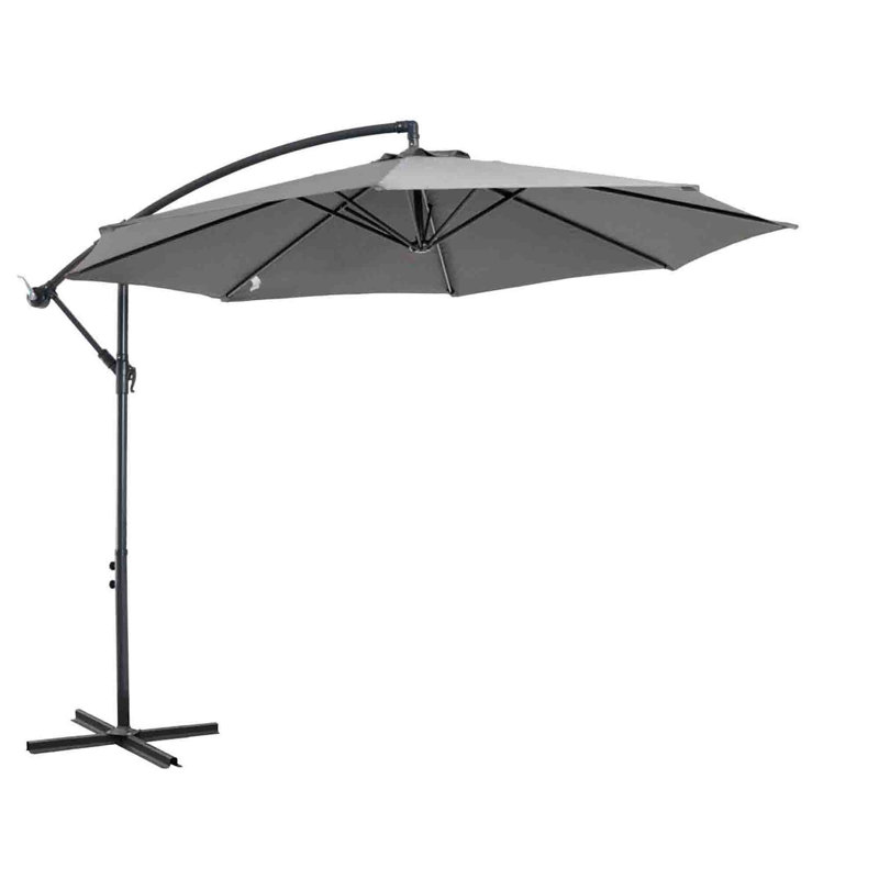 295cm Cantilever Parasol, Grey