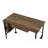 Endang Weathered Oak & Black Finish Writing Desk