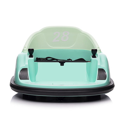 Voiture autoportée 12V pour enfants, jouets électriques pour tout-petits avec télécommande, affichage de la batterie, rotation à 360 degrés