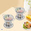 Mini réchaud à casseroles en acier inoxydable 4 pièces Shabu Shabu