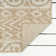 Tapis transitionnel intérieur / extérieur ikat beige / ivoire Cyndia