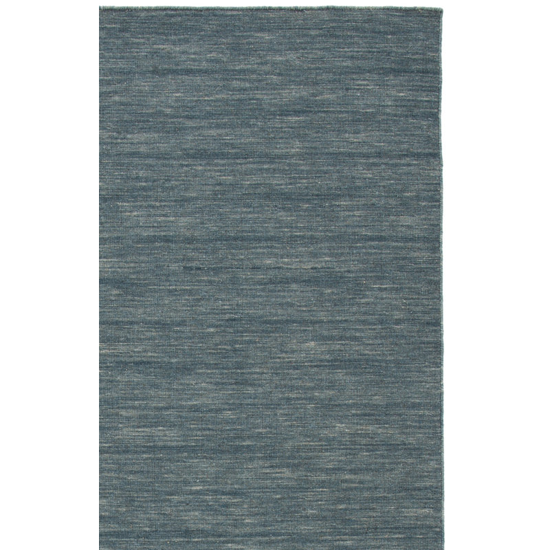 Kilim Hand Loomed Wool/Cotton Rug in Silver/Gray, Square 6'