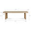Capri 100'' W Solid Wood Console Table