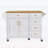 Kitchen Island with Drop Leaf,Spacious Storage,and Wheels for Enhanced Mobility and Organization-174391892