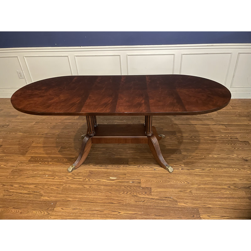 Petite Oval Mahogany Dining Table