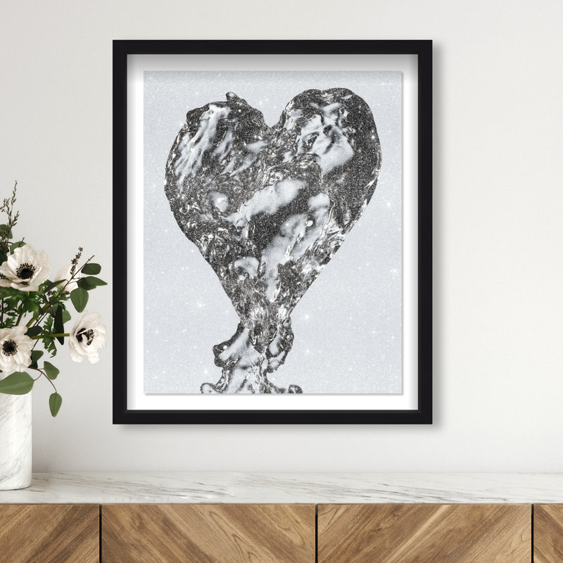 Mercury Love Framed Graphic Art, 37.5"H x 31.5"W, Black Shadowbox