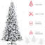 Pin artificiel 9 pi, 616 branches, installation facile, ornement des Fêtes, décoration de Noël floquée réaliste à assembler, centre de table