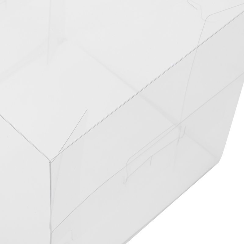 Set Of 50 Clear Cake Boxes Rectangle Cake Carrier Cake Carrier Box
