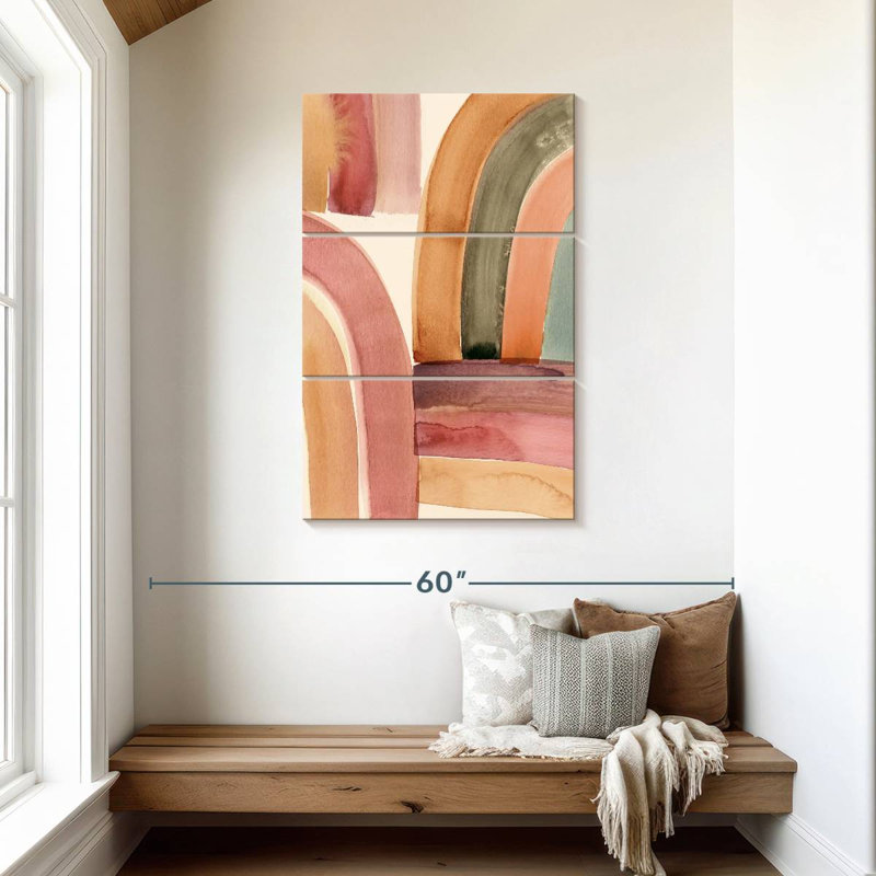 Avery Boho Rainbow Abstract, 45'' H x 28'' W
