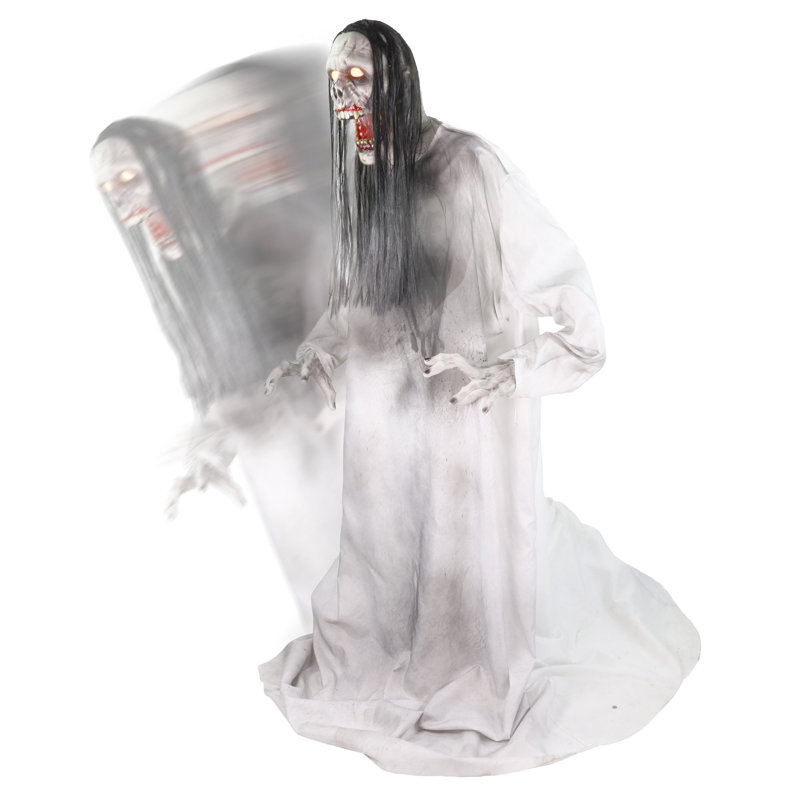 «Cursed Wedding Haunted Hill Farm» 5,9 pi. Capteur de mouvement Louvoyer d'Halloween animatronique par Tekky