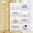 VONLUCE 71" Modern Floor Lamp With Adjustable Reading Lights - 3 Color Temperatures, 2 Rotary Switch Bulbs, Gold