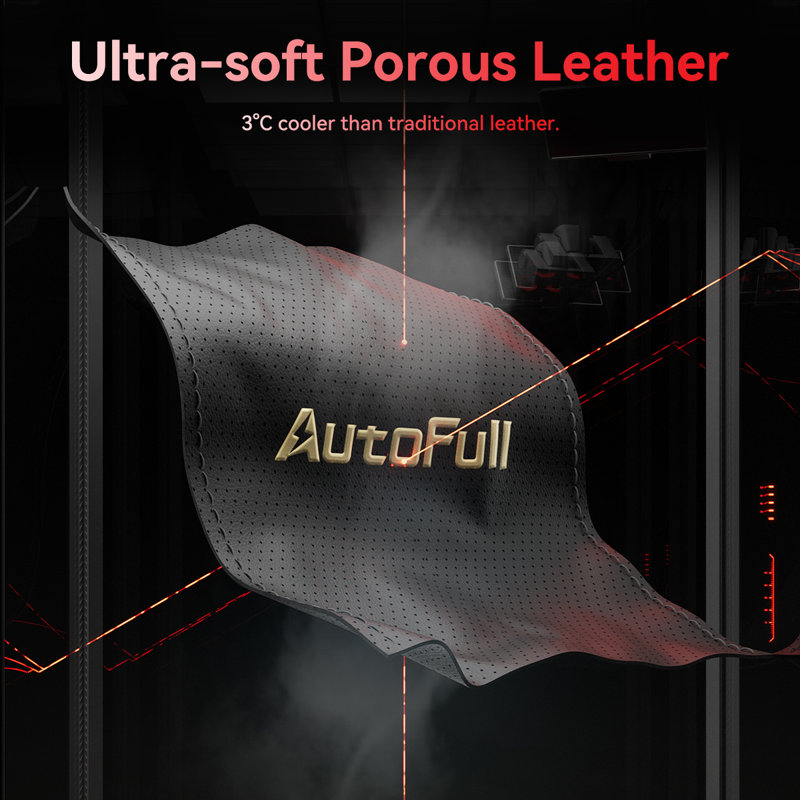 Autofull M6 Gaming Chair with Heated Cushion and Ergonomics Auto Dynamic Tracking Lumbar Support
