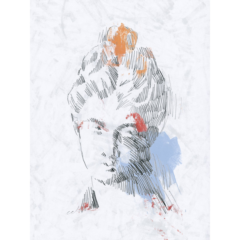 Tauni Graffiti Goddess II by June Erica Vess - Wrapped Canvas Print, 46 cm H x 30 cm W