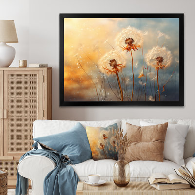 " Orange Dandelion Dreams II "