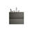 Modern Space Grey Bathroom Vanity With 24" Ceramic Sink And Functional Design Practical Layout-1841540806-1841540809