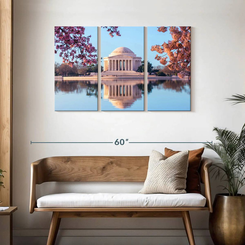Jefferson Shrine Reflection, 28" H x 45" W