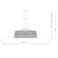 Ventilateur de plafond lumineux en tambour avec rotin 20 pouces Bravn