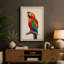 Scarlet Macaw Study Botanical - Wrapped Canvas-374762566-374762572