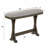 1-Piece Rustic Upholstered Design Counter Height Dining Room Use Bench Rich Wood Finish Wooden