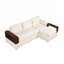 Reversible Armrest Sectional Couch with Chaise, Chenille Fabric and Storage Rack, Comfortable and Versatile for Modern Living.