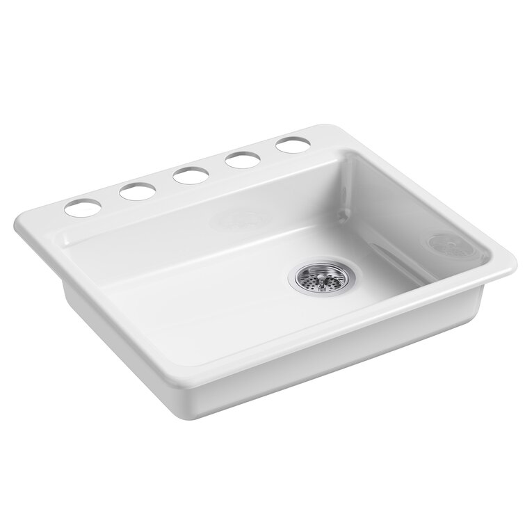 Riverby 25" L x 22" W Undermount Single Bowl Kitchen Sink
