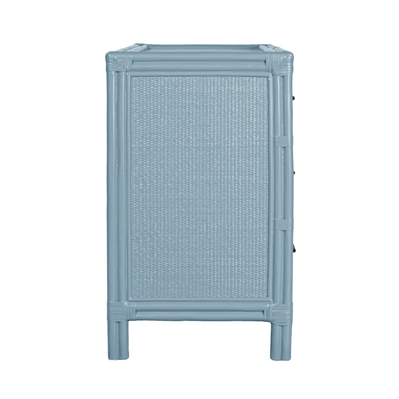 Aruba 4 - Drawer Nightstand, Pool Blue