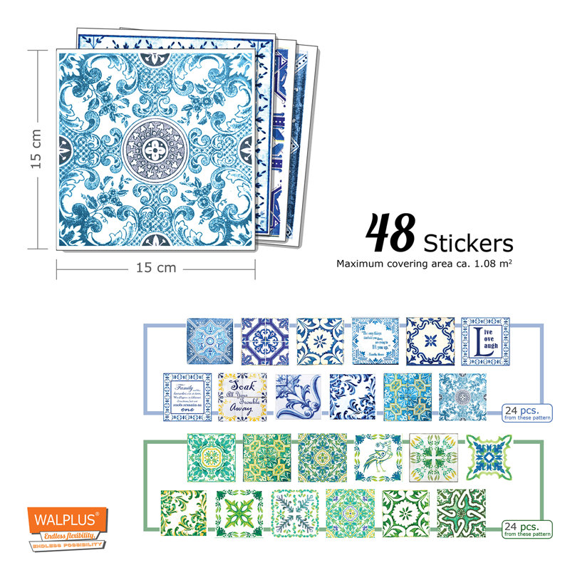 Abstract Tile Decal