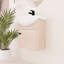 Petit meuble-lavabo mural 18 po avec lavabo en céramique 18 po