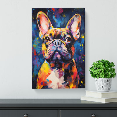French Bulldog Expressionism - No Frame Print