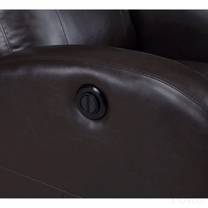 Fauteuil inclinable électrique Meglia, Brown