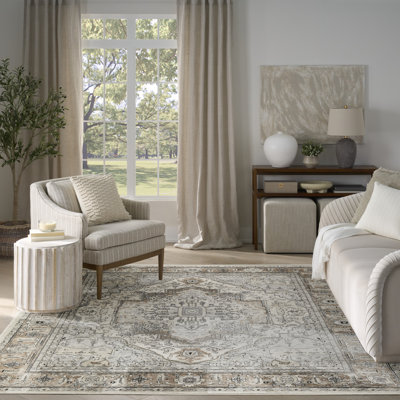 Tapis taupe Graelyn