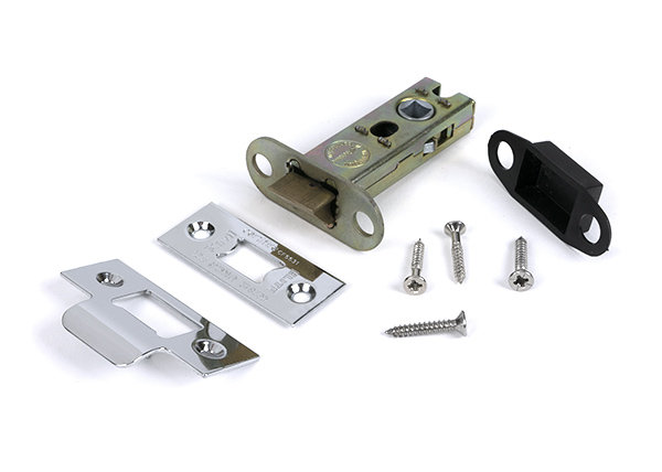 Polished Nickel 3" Heavy Duty Latch, Polished Chrome