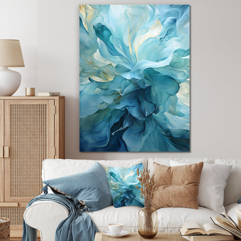 Chesica - Abstract Spirals Framed Canvas Print, Wrapped Canvas, 32" H x 24" W, No Frame
