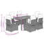 Ensemble repas avec coussins en rotin Rosecliff Heights-1619531813-1619531818-1619531816