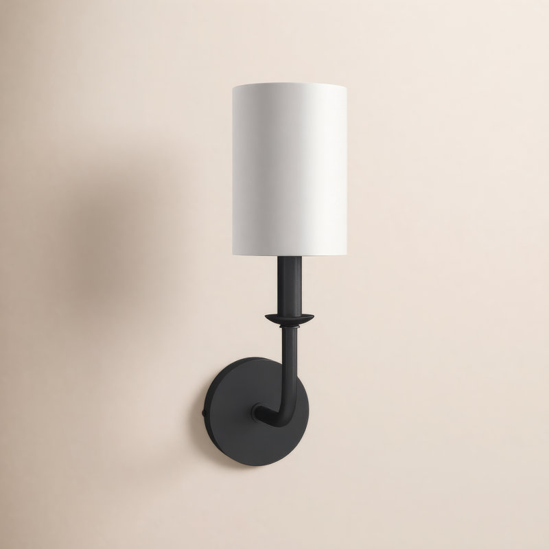 Applique murale articulée 1 lumière Akir, Noir mat