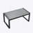 4-Piece Patio Furniture Set Outdoor Balcony Porch Garden Backyard Lawn Furniture Gray Acacia Wood Table Top, Blue Cushion And Light Gray Rattan