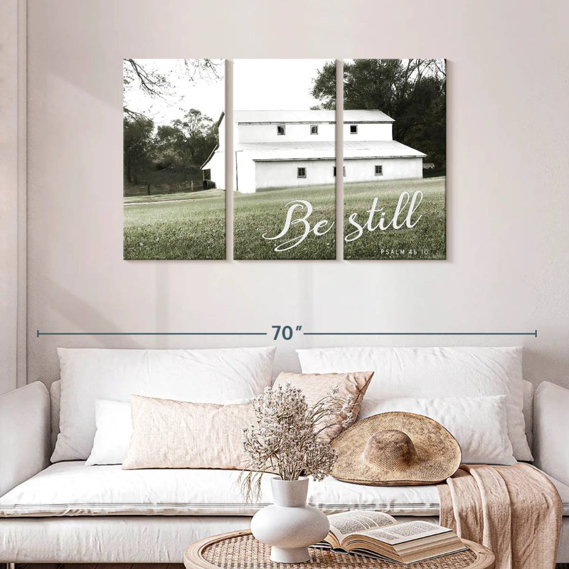 Lilie Be Still Barn, 28" H x 45" W