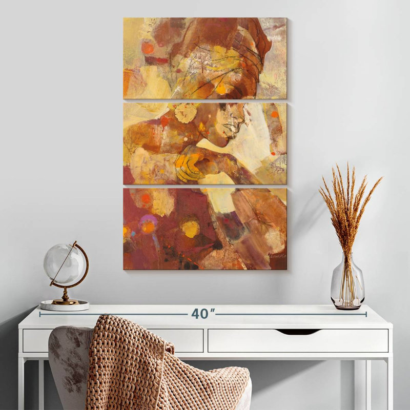 Leisha célèbre la beauté I, H 32 po x l 20 po