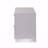 2-Drawers Bedroom Nightstand With Chrome Legs