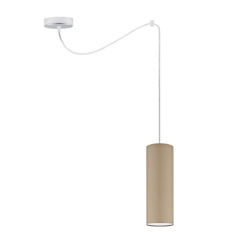 Konigstein 1 - Light Single;Cylinder Pendant, Violet, Chrome