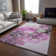 Premium Machine Washable Cerrito AMF520 Pink Rug