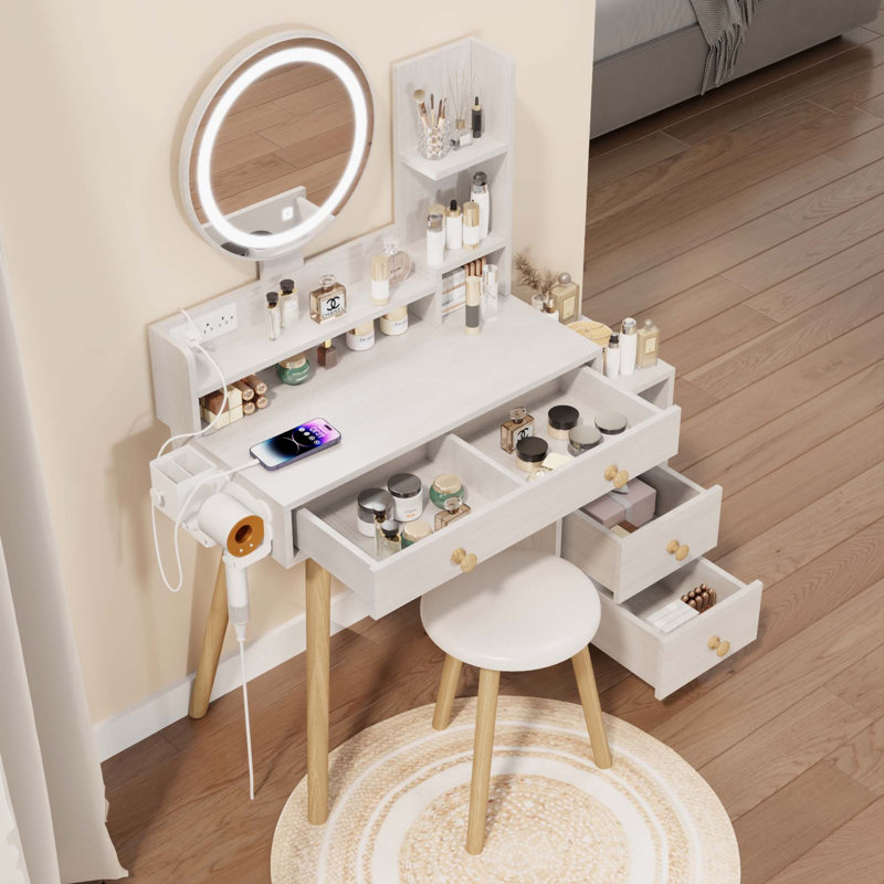 Kenedy Vanity, White Wash