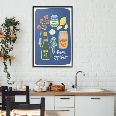 Giclée italienne encadrée, design par Amanda Houston