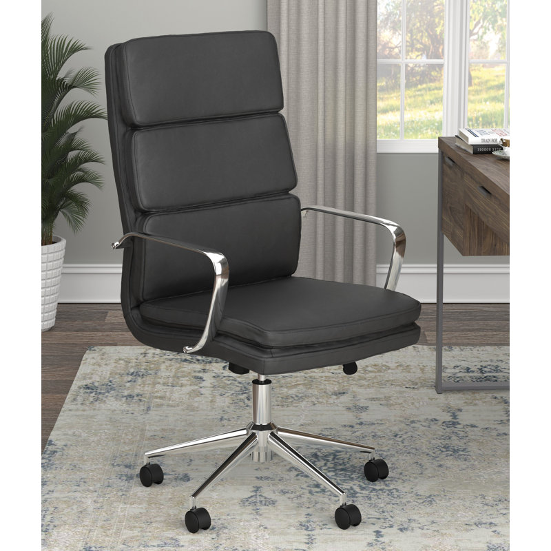 Amoretta Adjustable Height Steel Desk, Gray