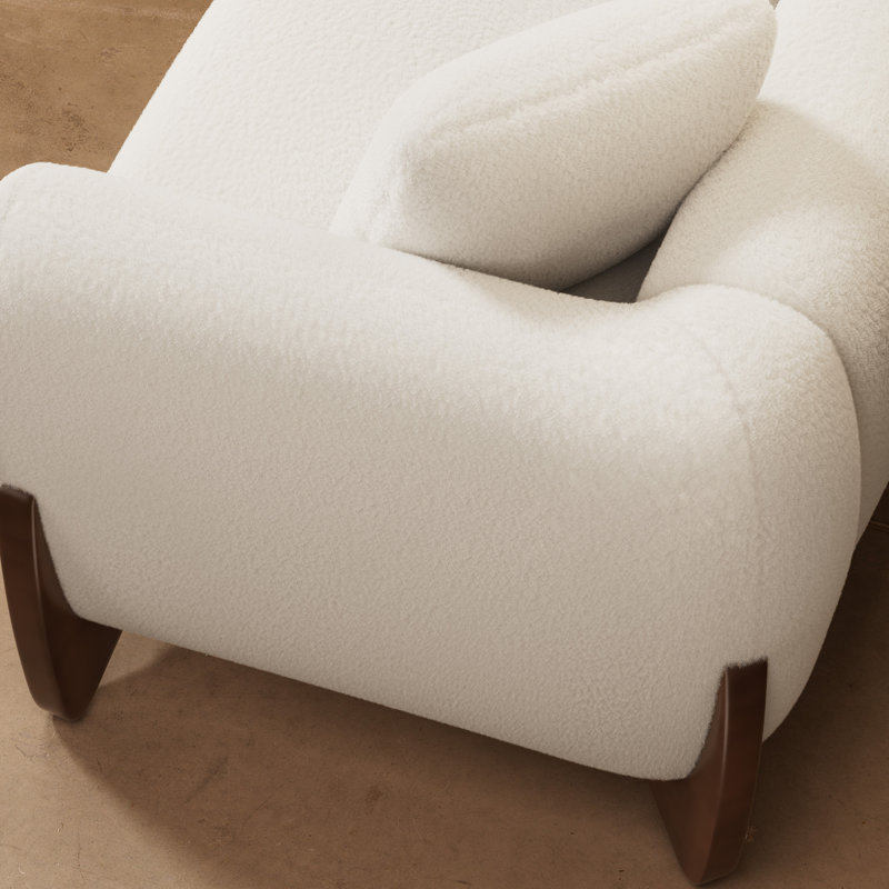Canapé rembourré 87 po Keiven, Beige
