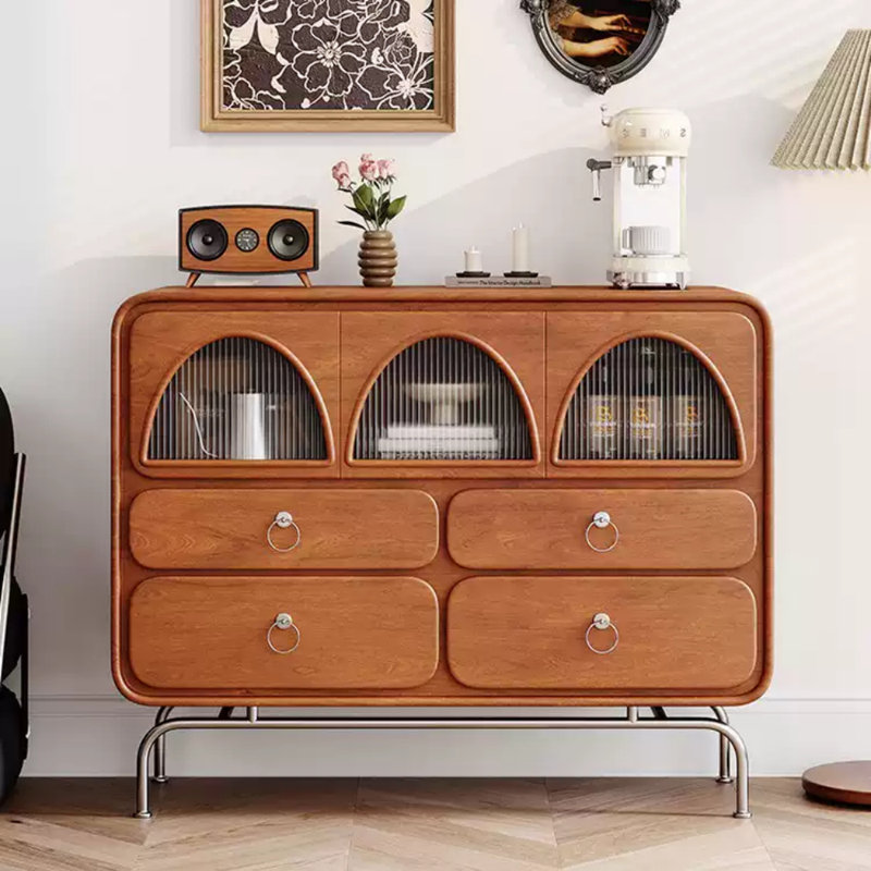 Buffet d'appartements de petite taille, Noyer