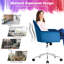 Chaise de travail en velours Trouville-1838053345