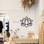 Élégant accessoire mural décoratif en métal, noir, 19,7 po x 16,9 po | 100% métal, épaisseur: 0,05 pouce | Parfait pour la décoration intérieure et les espaces de bureau, le design durable ajoute une touche moderne à n'importe quelle pièce-1683902683-1689283328