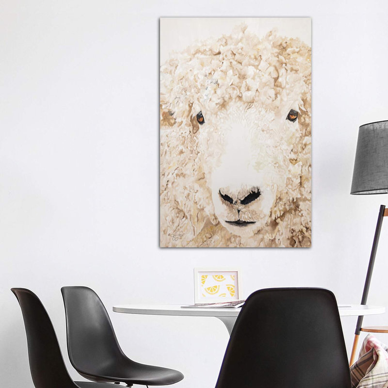 Woolly by Diane Fifer - Wrapped Canvas Painting, 152.5 cm H x 101.5 cm W